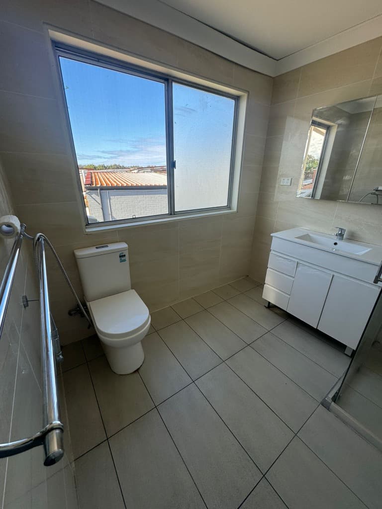 Bathroom deep clean result